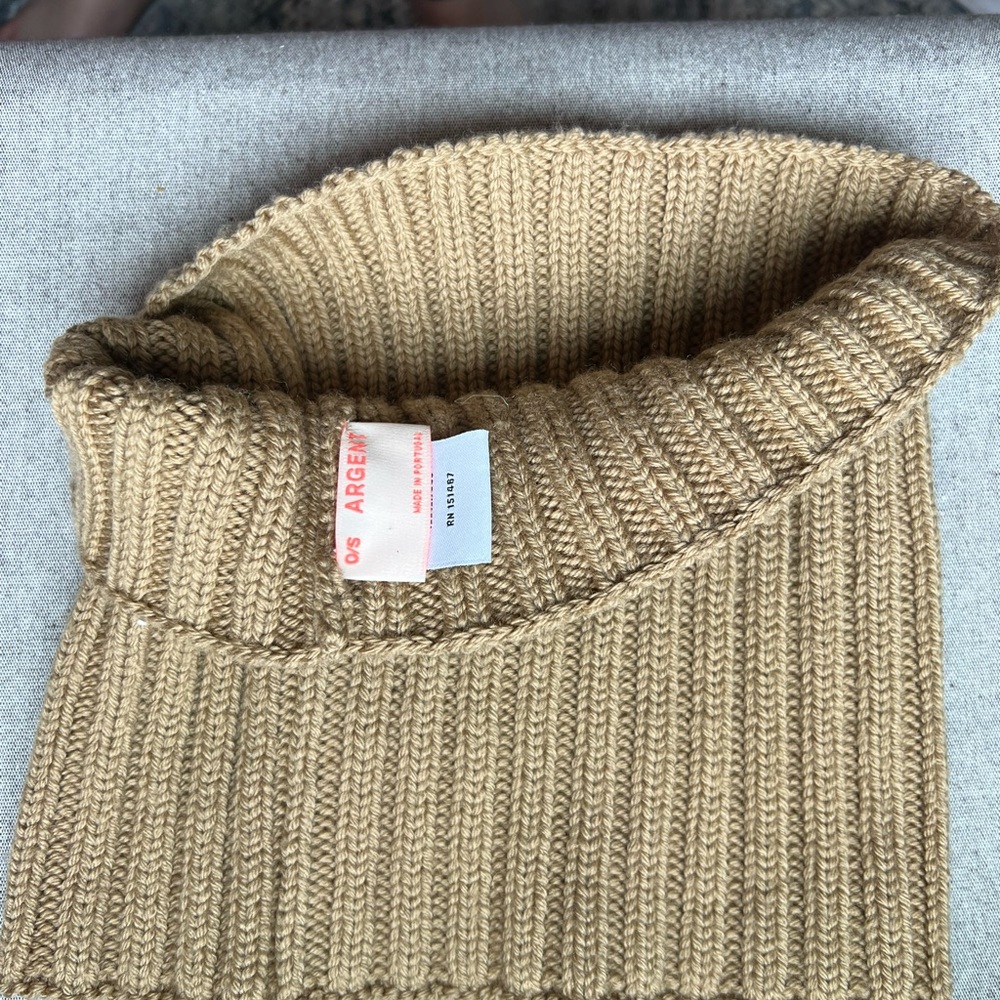 ARGENT ~ Neck Warmer ~ Camel ~ one size